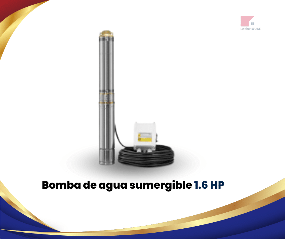 Bomba de agua sumergible 1.6 HP