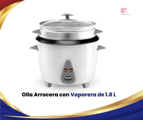 Olla Arrocera con Vaporera de 1.8 L