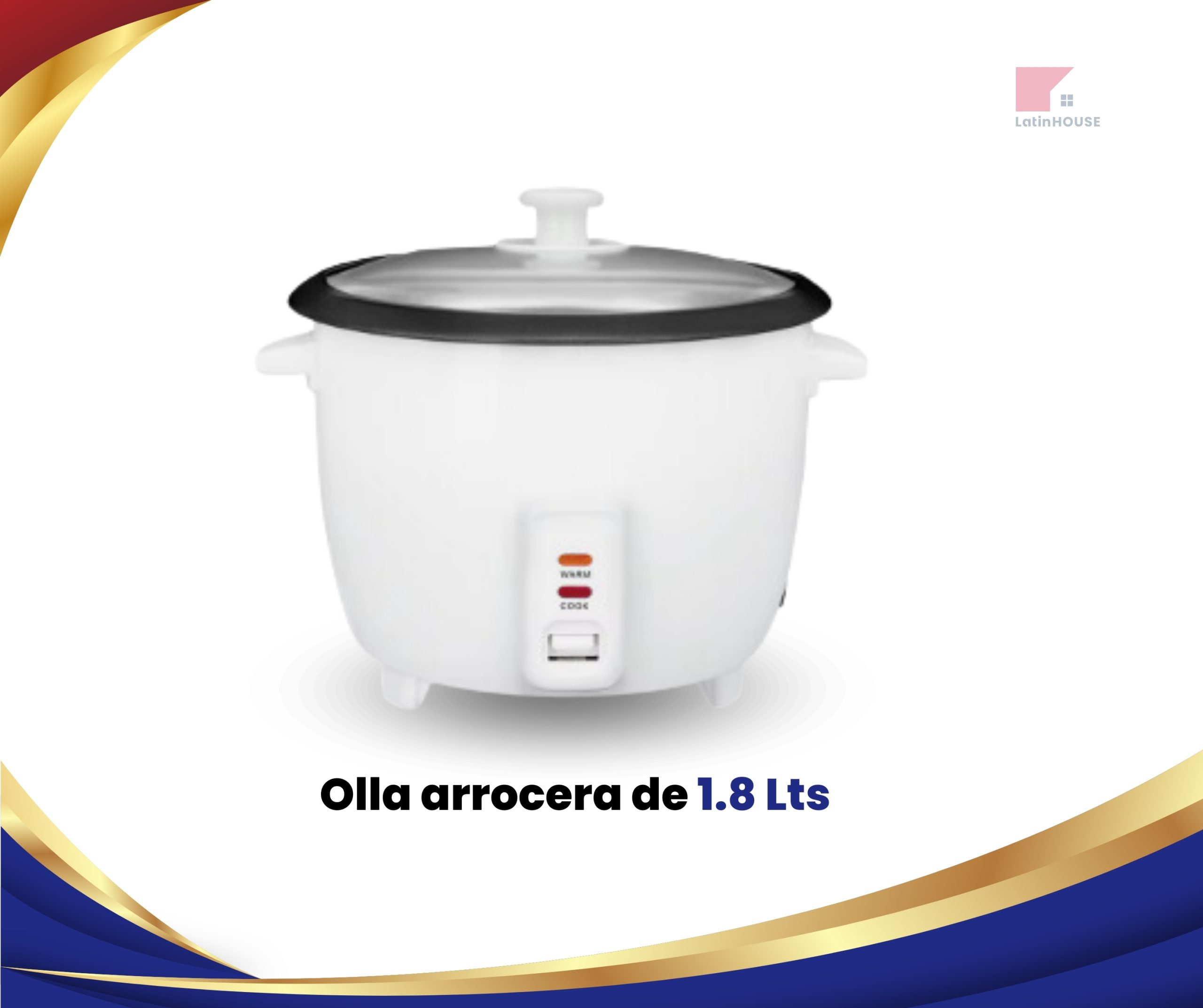 Olla Arrocera de 1.8 litros