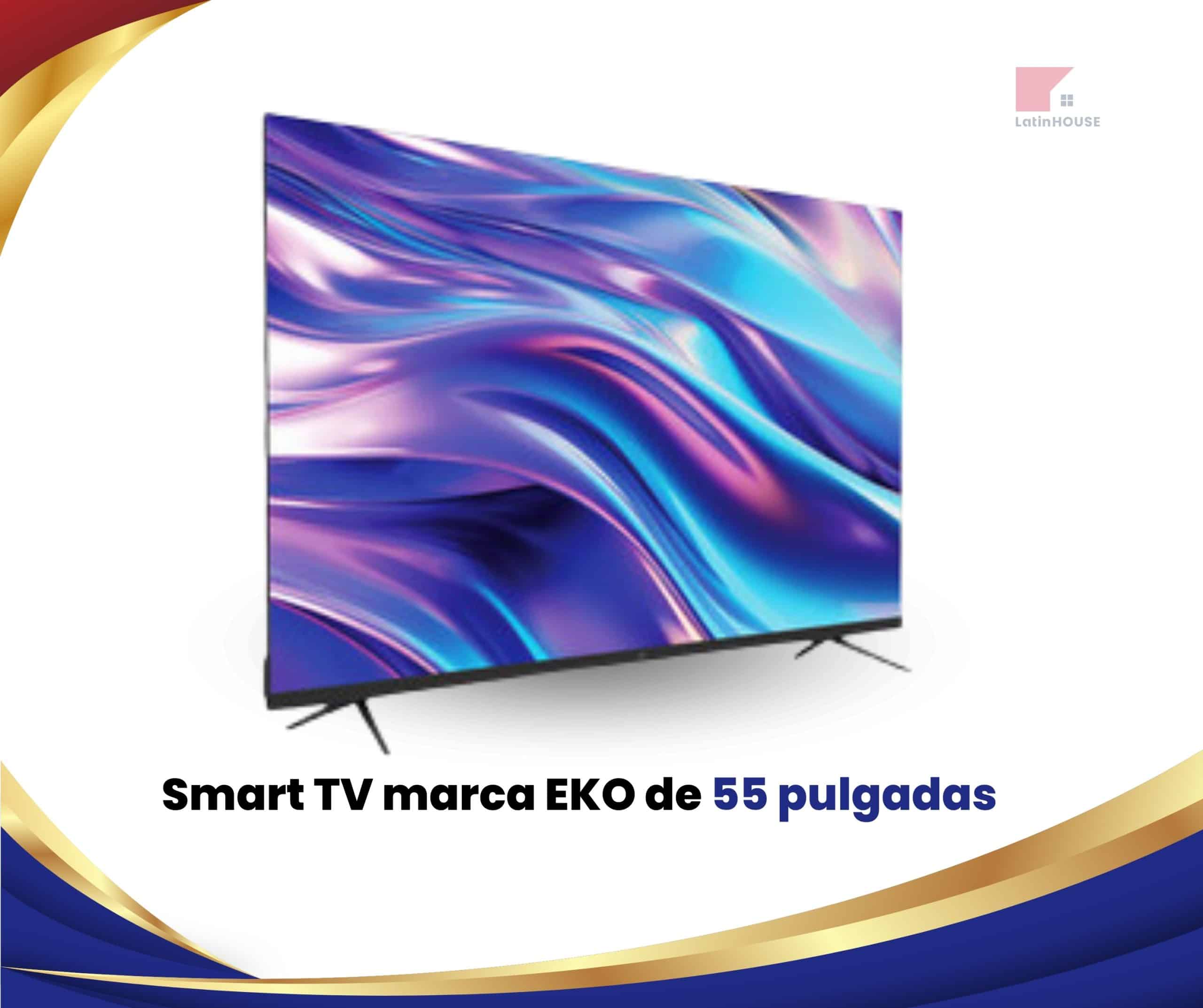 Smart TV marca EKO de 55 pulgadas